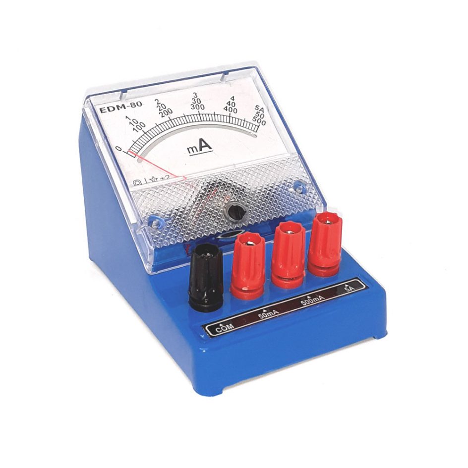 Ammeter Triple Range 50ma/500ma/5A DC | Delta Educational