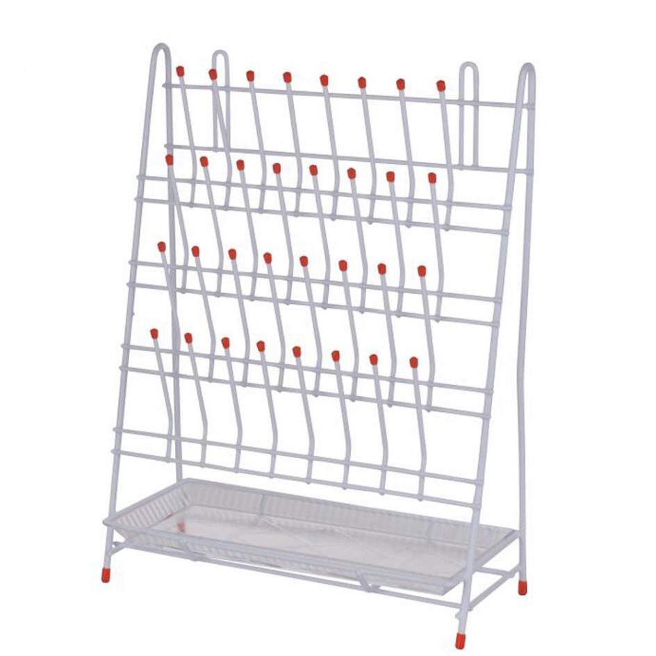 Glassware Draining Rack with Drip Tray | Delta Educational