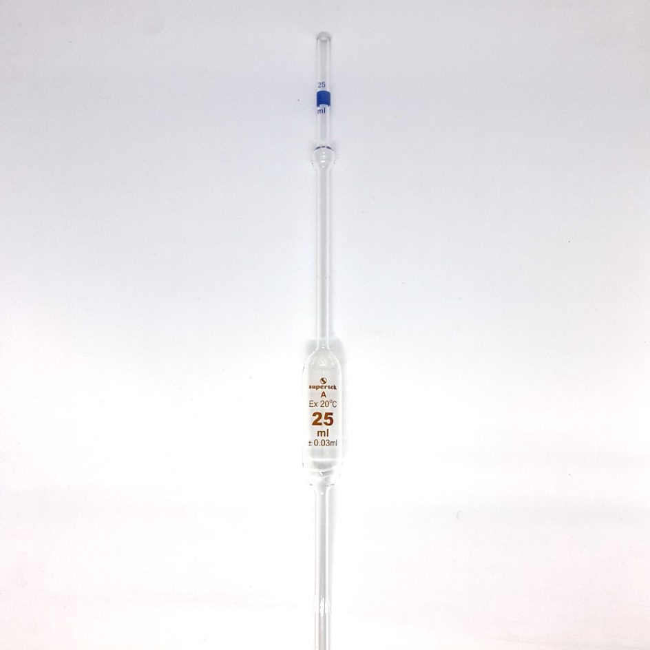 Pipette Vol. A With Safety Bulb 25ml, Supertek Delta Educational