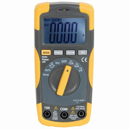 Multimeter with Temperature and Capacitance Delta Educational